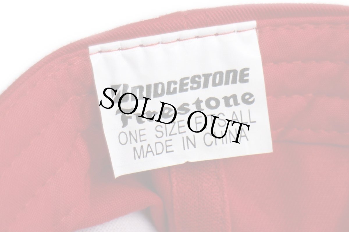 画像6: BRIDGESTONE Firestone Racing 刺繍 キャップ 赤 (6)