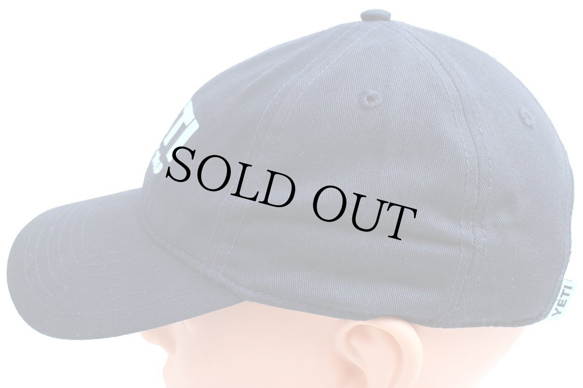 画像2: YETI BUILT FOR THE WILD ロゴ刺繍 コットンキャップ 紺 (2)