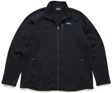 画像1: patagoniaパタゴニア TOSA 刺繍 ベターセーター フリースジャケット BLK XL (1)