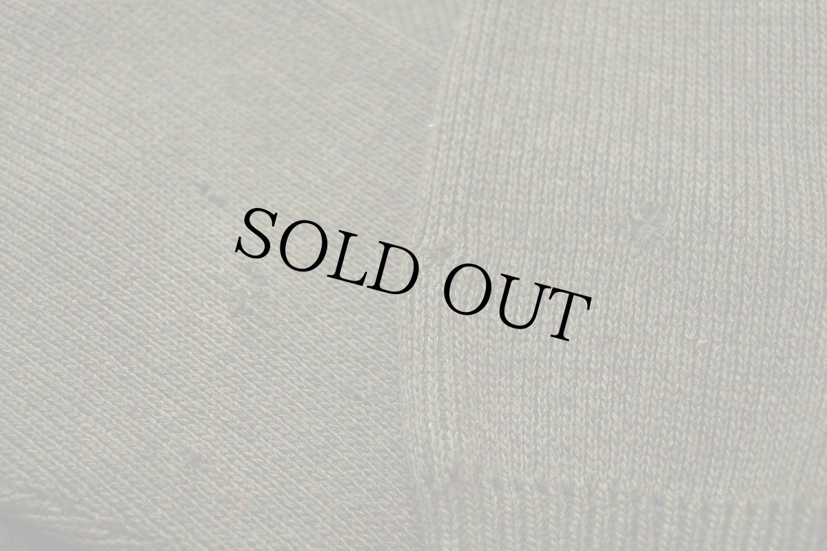 画像6: 60s UNKNOWN 無地 ウールニット カーディガン ボロ 緑 ミックス (6)