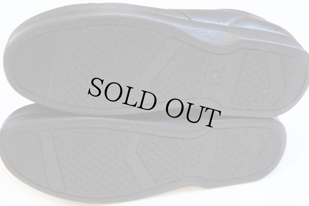 画像4: USA製 SAS TRIPAD COMFORT ベルクロ レザー スニーカー 黒 (4)