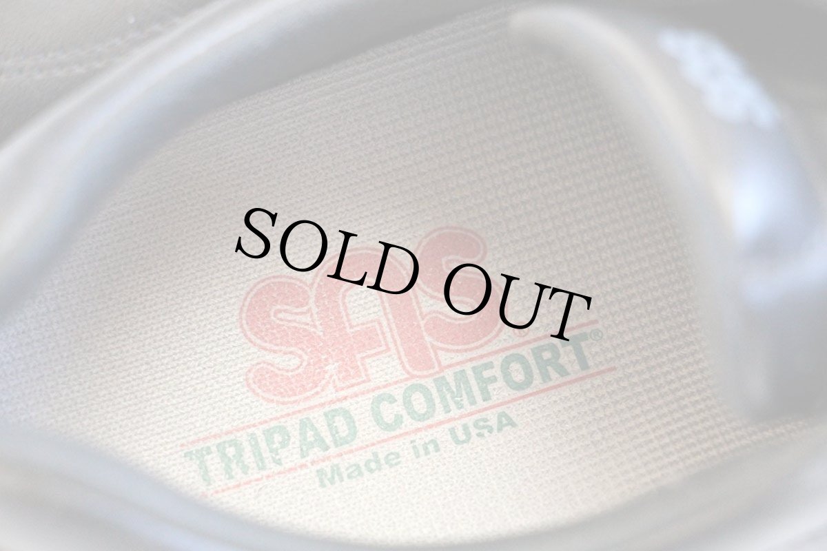画像5: USA製 SAS TRIPAD COMFORT ベルクロ レザー スニーカー 黒 (5)
