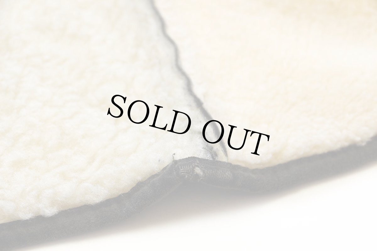 画像5: ビンテージ UNKNOWN リアル ムートンベスト オリーブ (5)