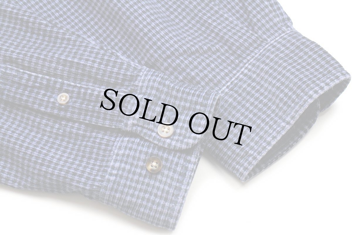 画像6: 90s EddieBauerエディーバウアー チェック ボタンダウン コットン プリントコーデュロイシャツ L (6)