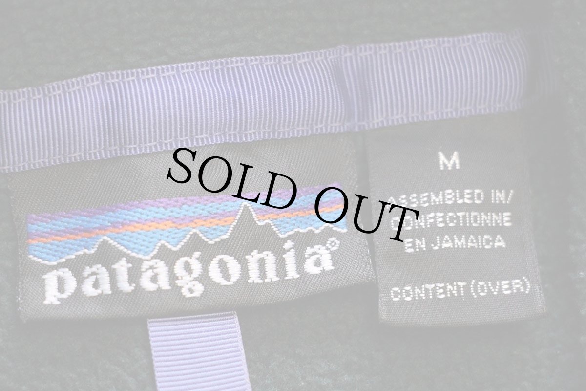 画像4: 90s patagoniaパタゴニア フリース スナップT 深緑 M (4)