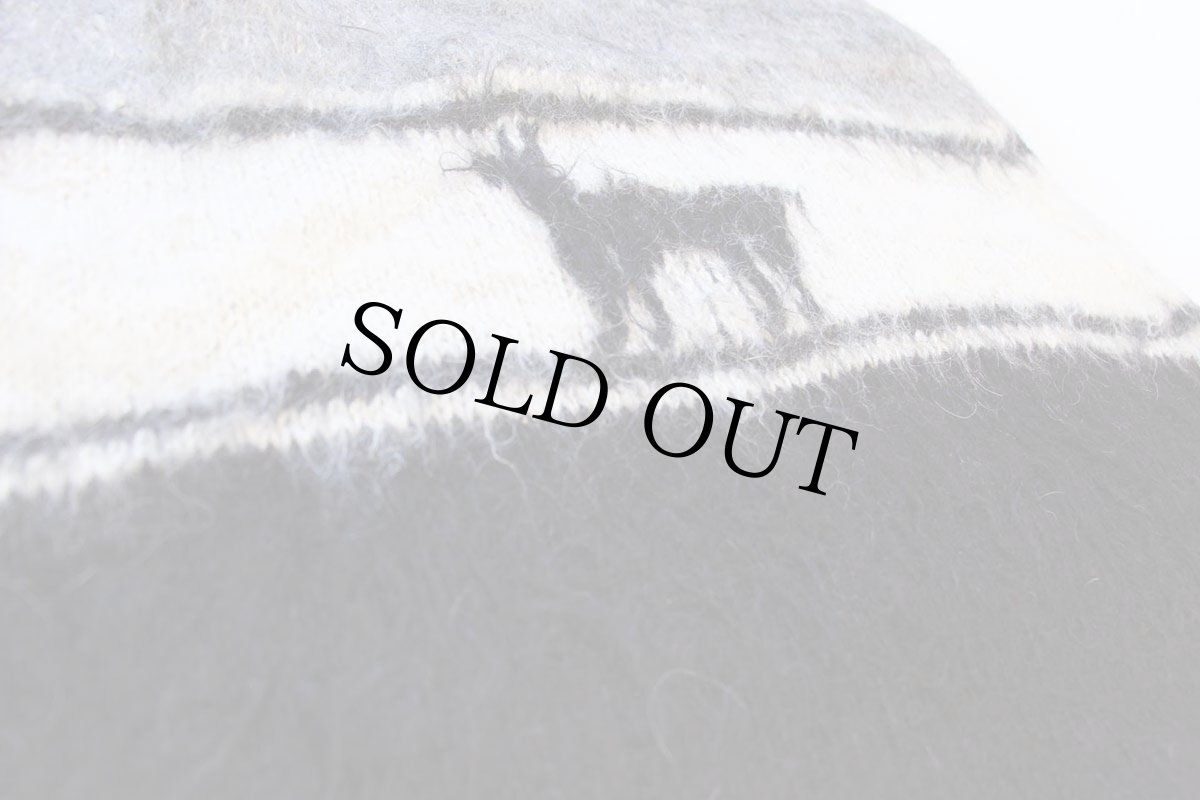 画像5: UNKNOWN アルパカ ハンドニット ポンチョ (5)