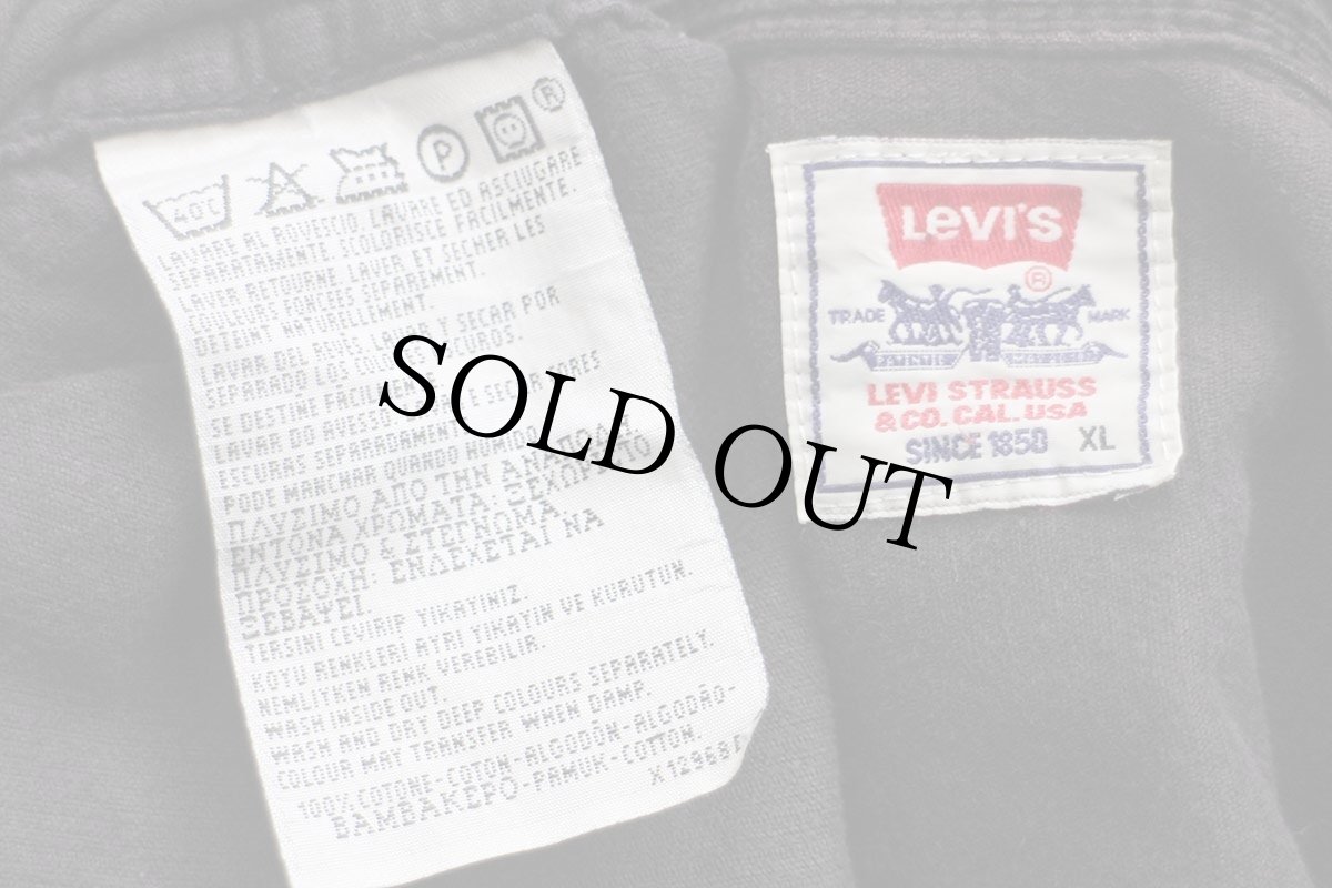 画像4: 90s Levi'sリーバイス コットン コーデュロイ ウエスタンシャツ 焦げ茶 XL★ユーロ (4)