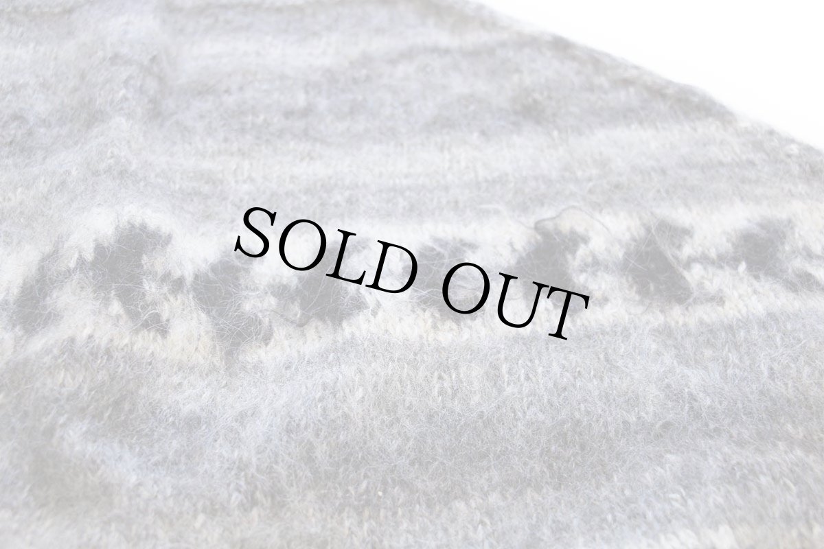 画像4: UNKNOWN アルパカ ハンドニット ポンチョ (4)