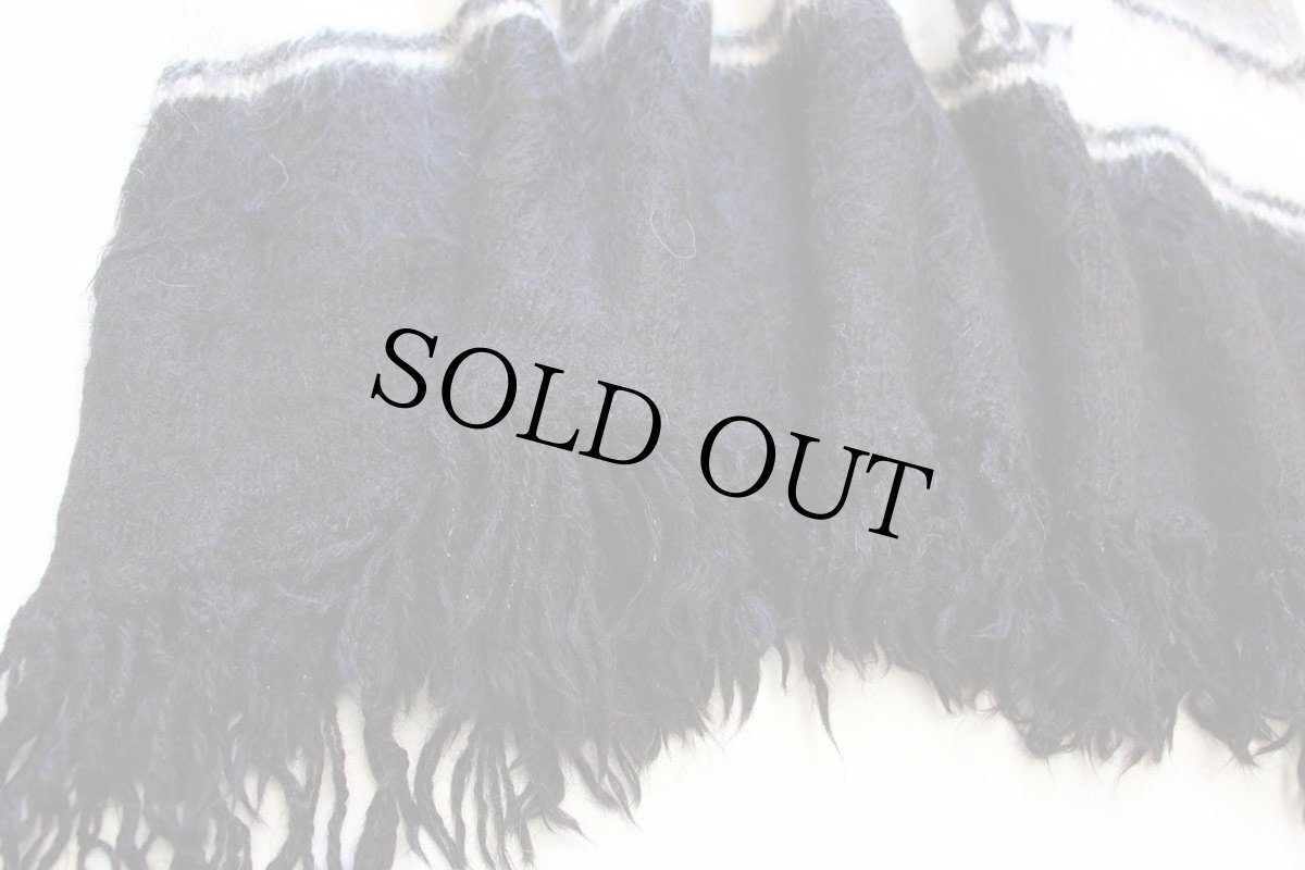 画像6: UNKNOWN アルパカ ハンドニット ポンチョ (6)