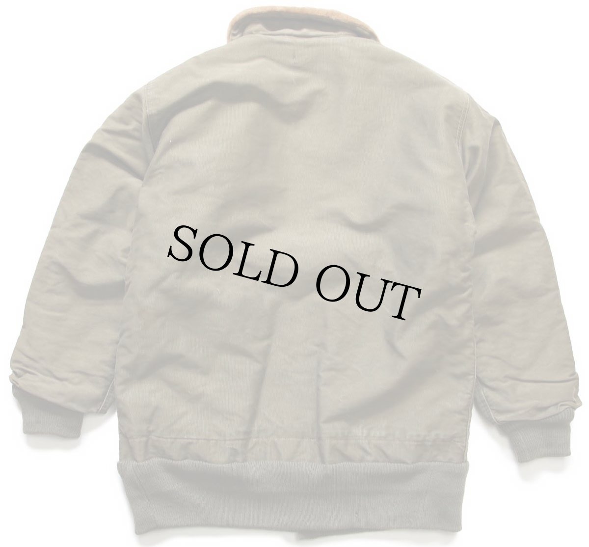 画像2: ビンテージ イタリア軍 チンスト付き ボアライナー デッキジャケット カスタム オリーブ★N-1 (2)