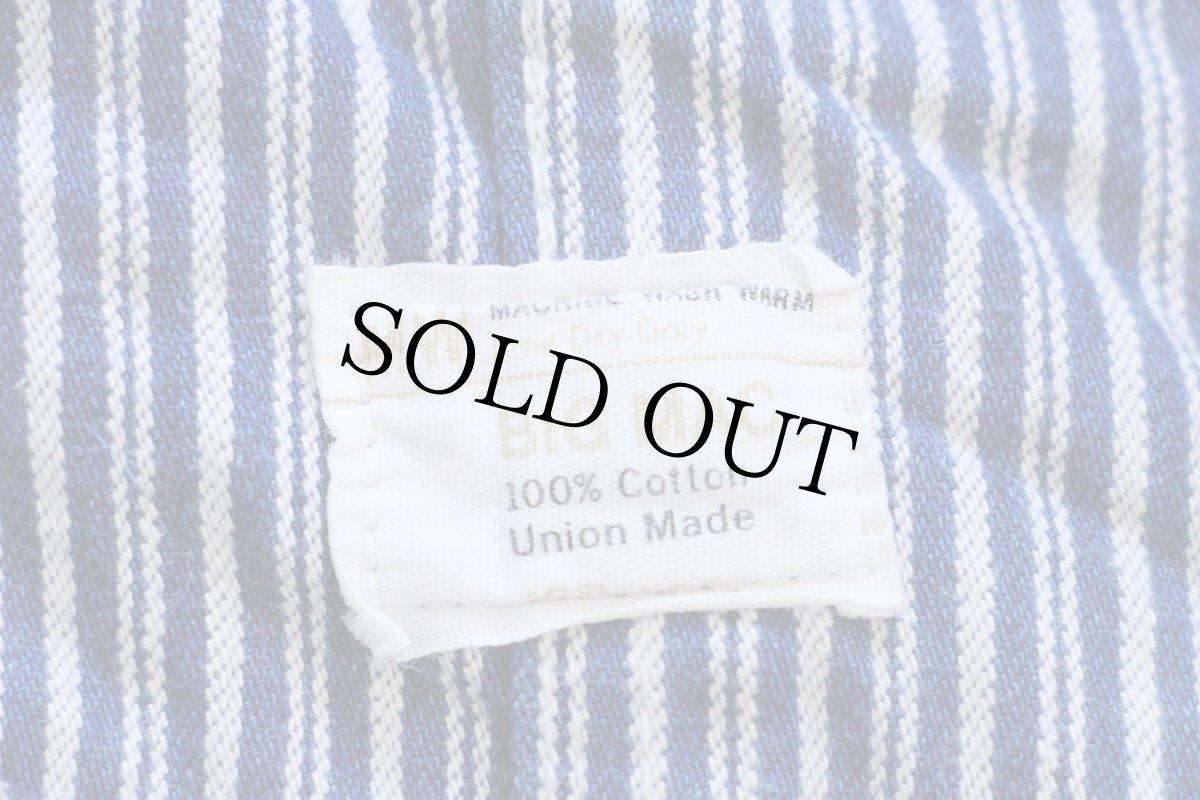 画像5: 70s USA製 JCPenney BIGMACビッグマック ランダムヒッコリー ストライプ オーバーオール w40★B  (5)