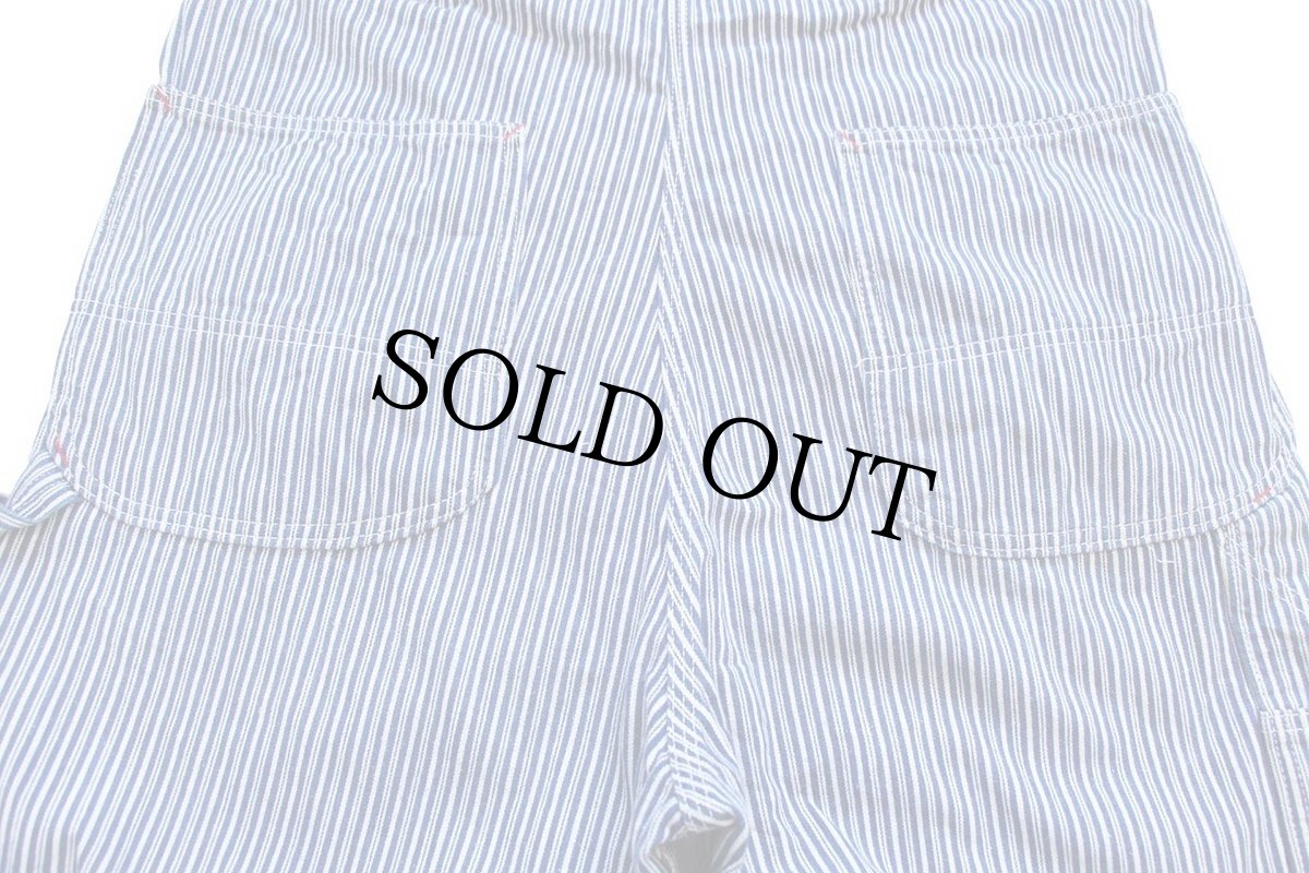 画像7: 70s USA製 JCPenney BIGMACビッグマック ランダムヒッコリー ストライプ オーバーオール w40★B  (7)