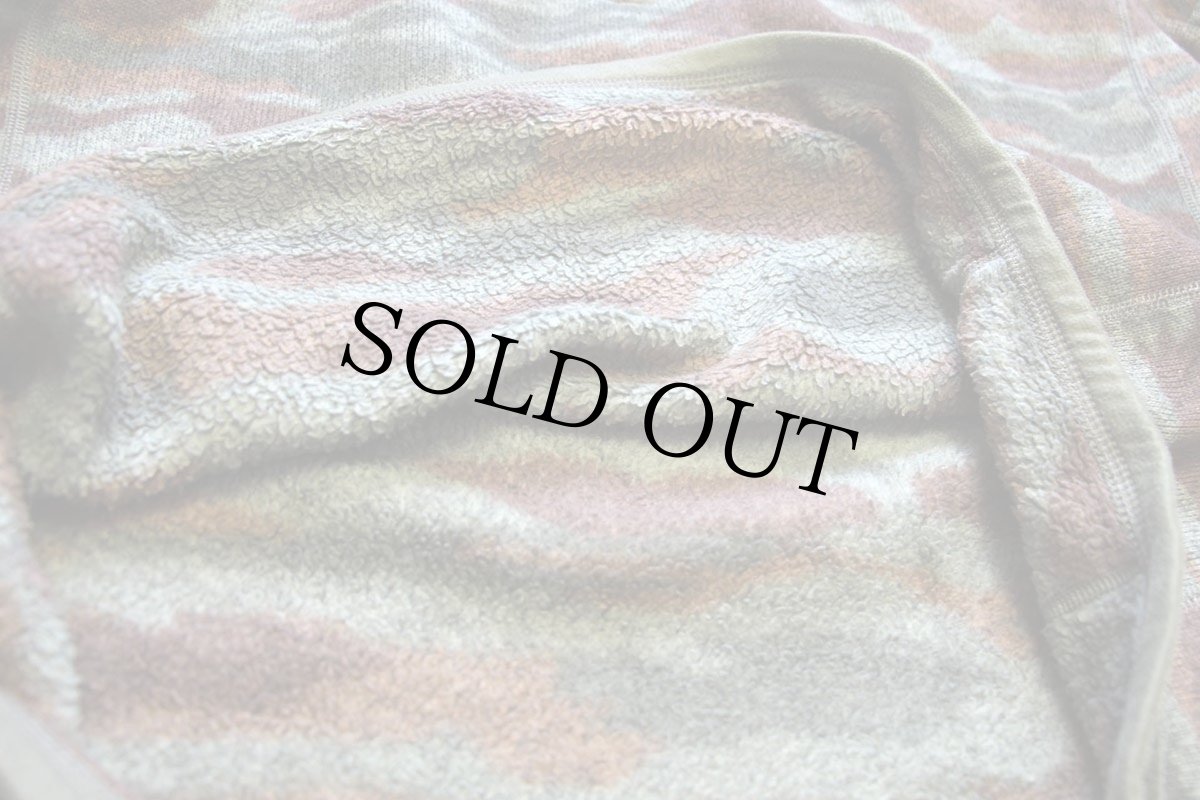 画像6: patagoniaパタゴニア ベターセーター 迷彩柄 ハイネック ハーフジップ プルオーバー フリース BWSK M (6)