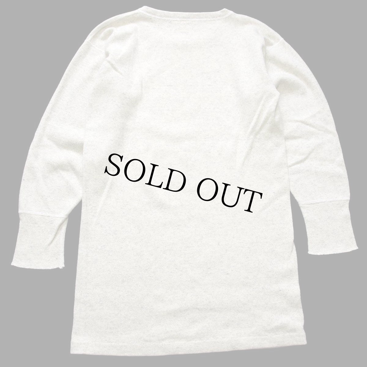 画像3: 50s FAITH MILLS ウール×コットン アンダーシャツ オートミール (3)