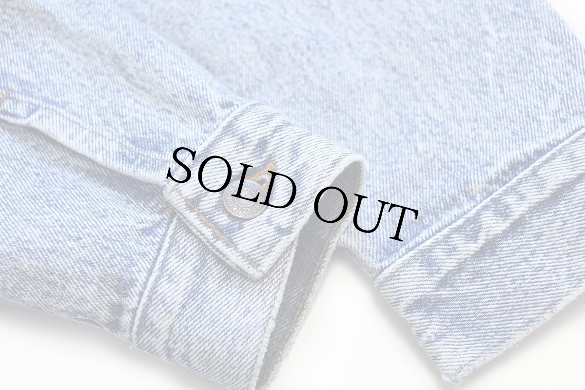 画像8: 80s USA製 Levi'sリーバイス 70507 ケミカルウォッシュ デニムジャケット 4ポケット M★アシッド (8)