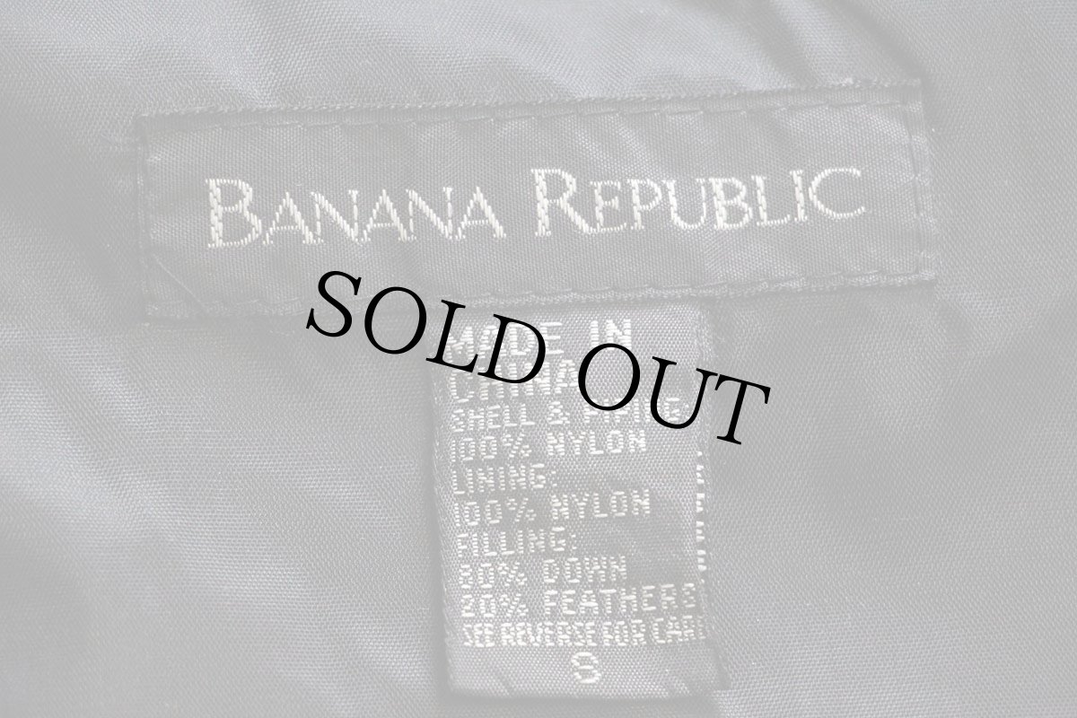 画像4: 00s BANANA REPUBLICバナナリパブリック タータンチェック ナイロン ダウンベスト S (4)