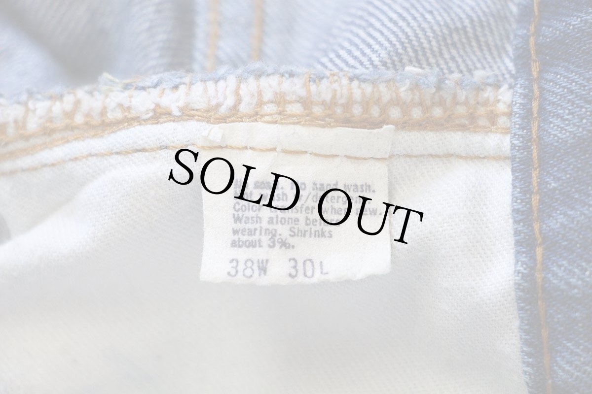 画像6: 80s USA製 Levi'sリーバイス 517 黒カン デニムパンツ w38★75 ブーツカット (6)