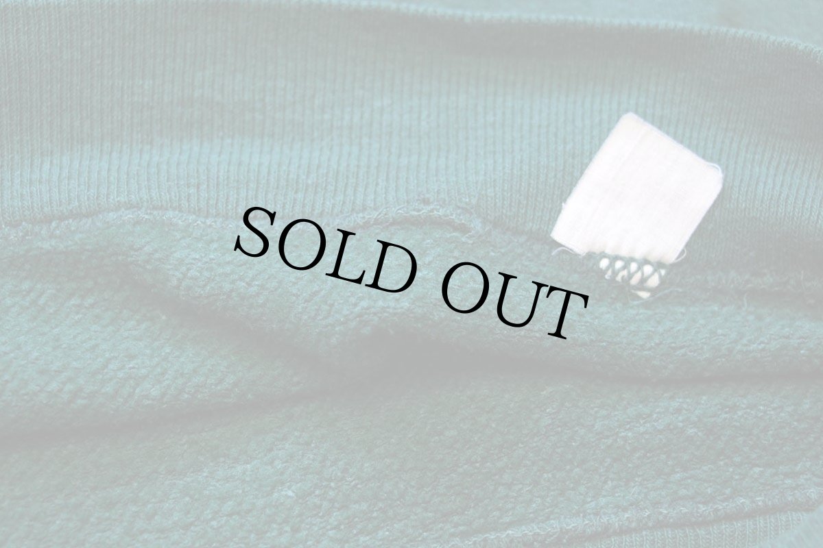 画像5: 60s Hanes BREEZE SHIELD 無地 スウェット 緑 M★ブランク (5)