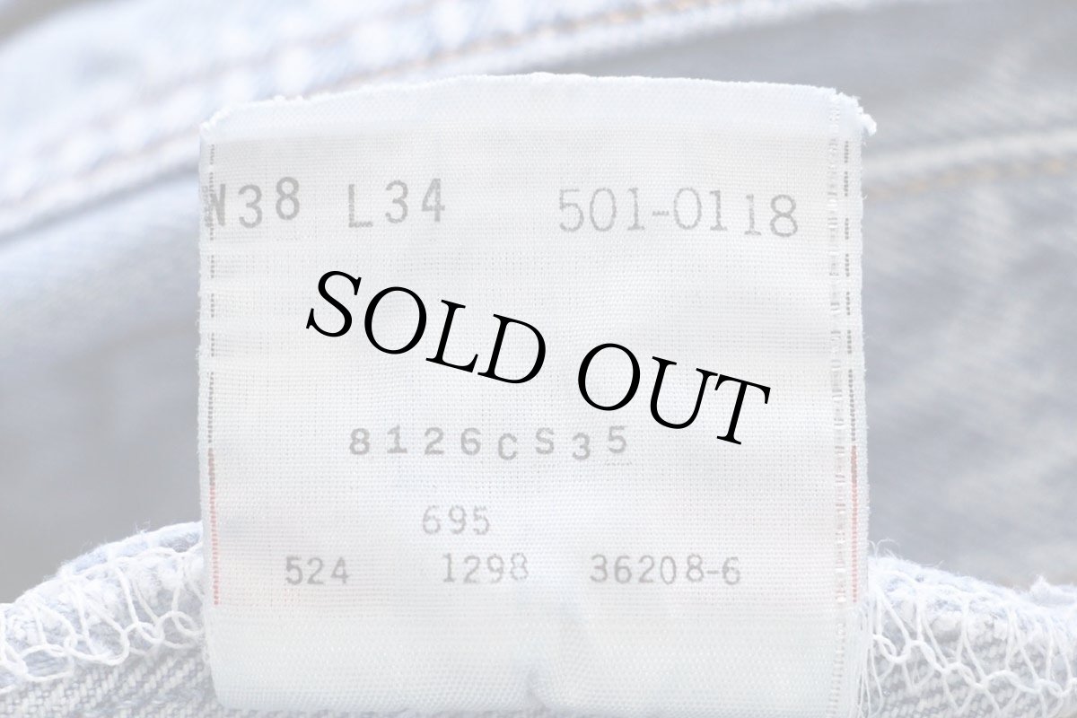 画像7: 90s USA製 Levi'sリーバイス 501 デニムパンツ w38 L34★136 (7)