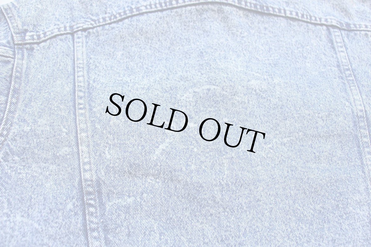 画像7: 80s USA製 Levi'sリーバイス 70507 ケミカルウォッシュ デニムジャケット 4ポケット M★アシッド (7)