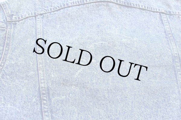 80s USA製 Levi'sリーバイス 70507 ケミカルウォッシュ デニム