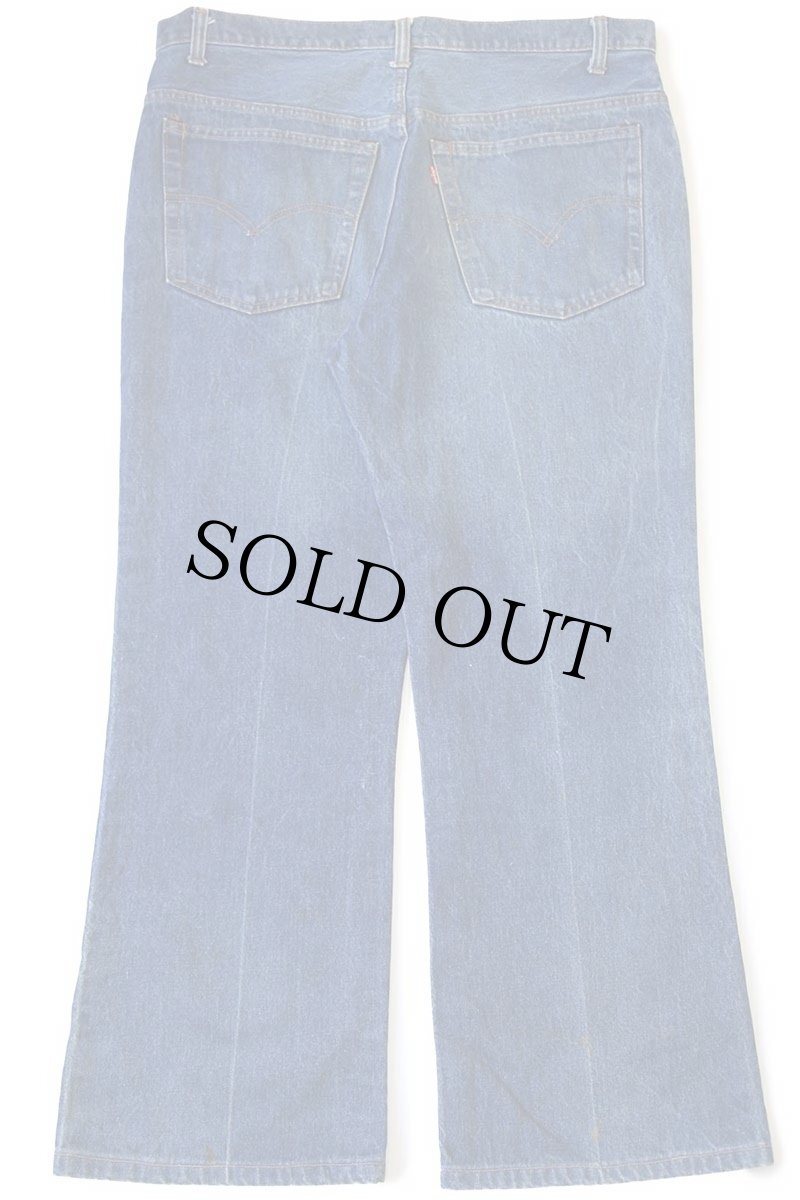 画像3: 80s USA製 Levi'sリーバイス 517 黒カン デニムパンツ w38★75 ブーツカット (3)