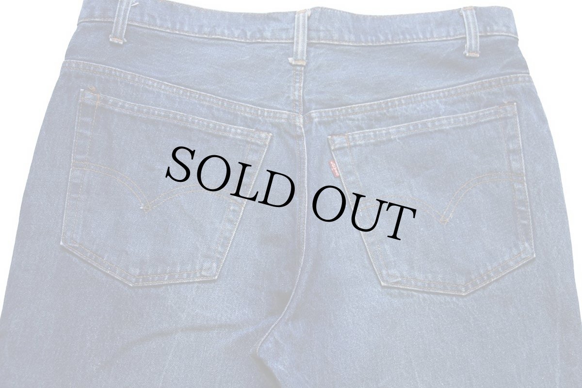 画像5: 80s USA製 Levi'sリーバイス 517 黒カン デニムパンツ w38★75 ブーツカット (5)