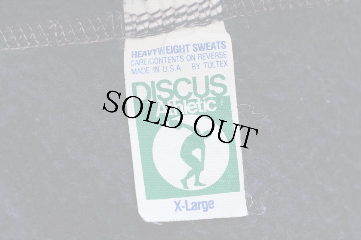 画像6: 80s USA製 DISCUS Athletic 無地 スウェットパンツ 紺 XL (6)