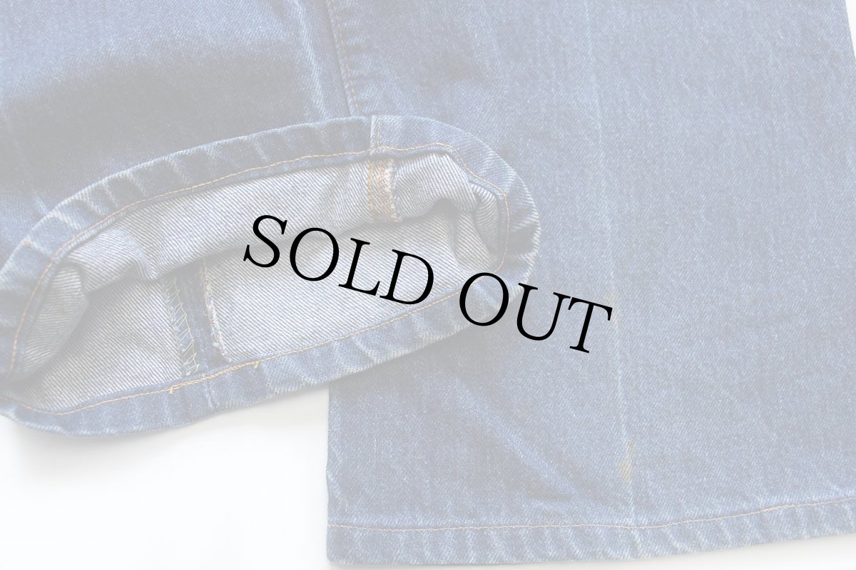 画像10: 80s USA製 Levi'sリーバイス 517 黒カン デニムパンツ w38★75 ブーツカット (10)