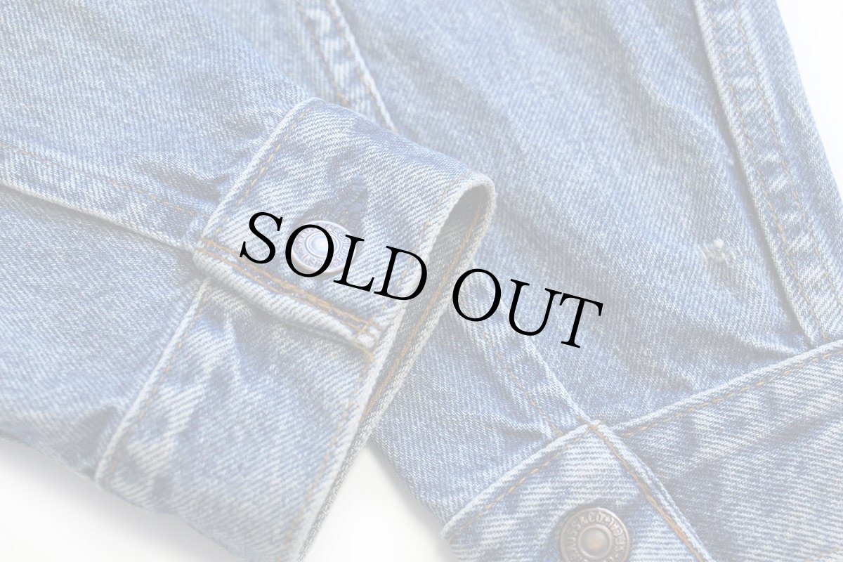 画像8: 80s USA製 Levi'sリーバイス 71507 デニムジャケット 4ポケット ML (8)