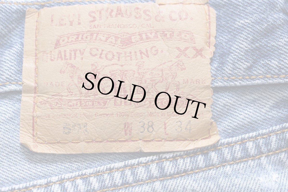 画像6: 90s USA製 Levi'sリーバイス 501 デニムパンツ w38 L34★136 (6)