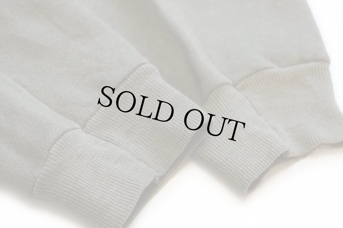 画像6: 70s USA製 RUSSELLラッセル Carlton Shops ALL THE BEST! 胸&袖ひび割れプリント スウェット オリーブ M (6)