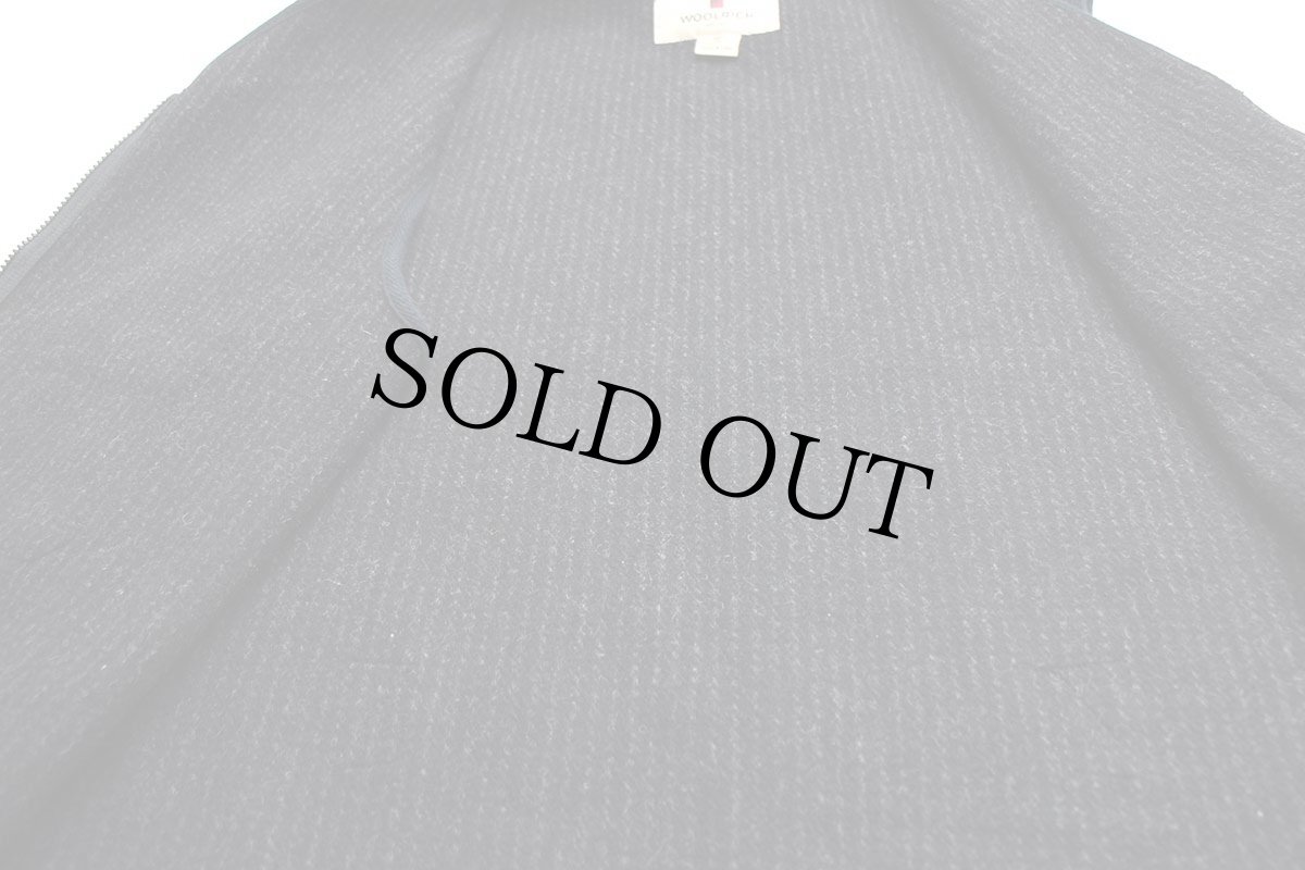 画像6: Woolrichウールリッチ チョークストライプ ノーカラー パチポケ ウールベスト 黒 XL (6)