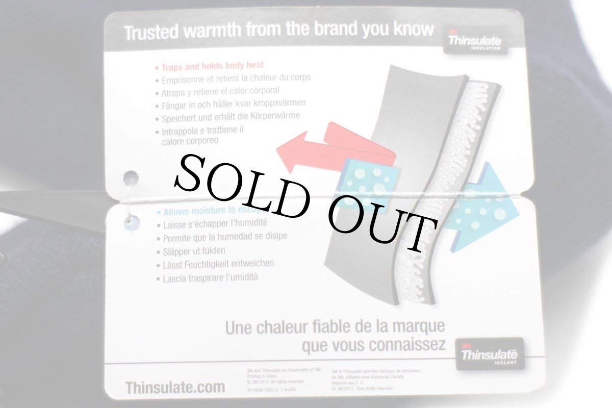 画像7: デッドストック★3M Thinsulate INSULATION 目出し帽 アクリル ニットキャップ 紺★バラクラバ (7)