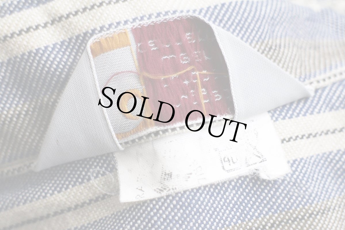 画像5: 80s USA製 carharttカーハート マルチストライプ ボタンダウン コットン ワークシャツ (5)