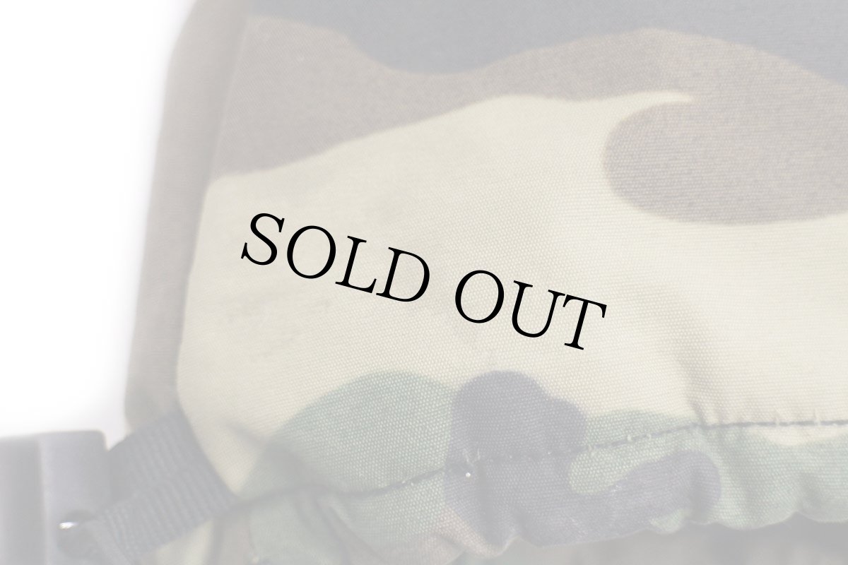 画像8: イタリア軍 ウッドランドカモ フリースライナー ナイロン×レザー グローブ 10.5★手袋 (8)