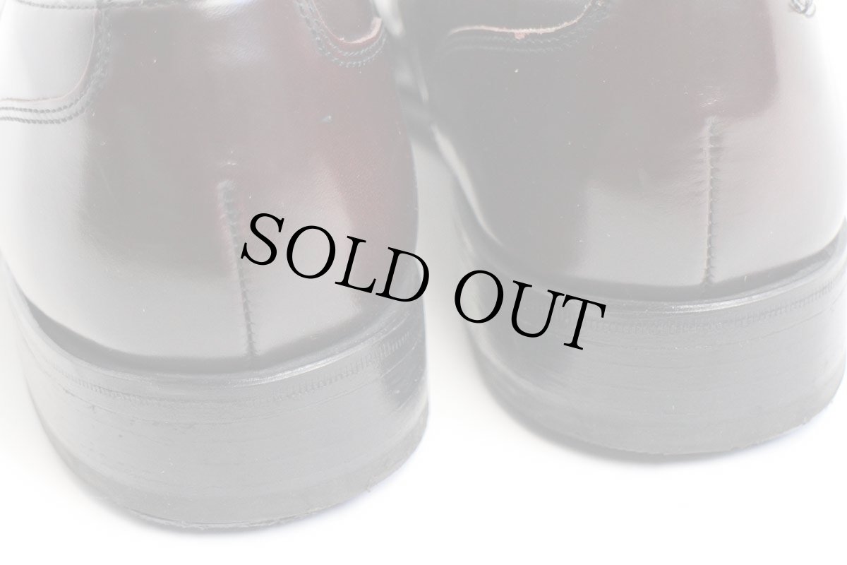 画像9: FLORSHEIM フローシャイム ストレートチップ レザーシューズ バーガンディ 10.5D★革靴 (9)