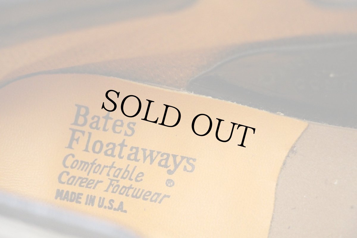 画像6: デッドストック★80s USA製 Bates Floataways ベイツ レザー チャッカブーツ 黒 (6)