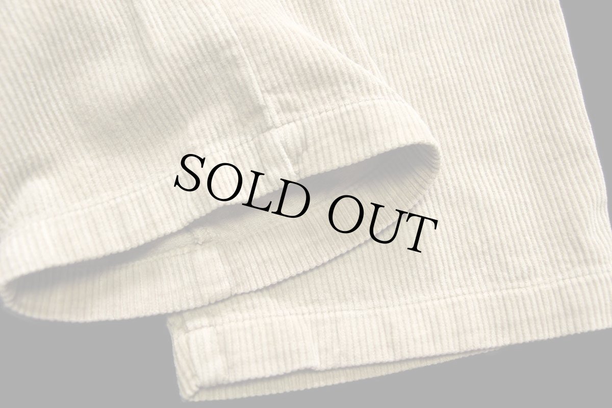 画像7: 00s ポロ ラルフローレン ANDREW PANT ツータック コットン 太畝 コーデュロイパンツ ベージュ w34 (7)