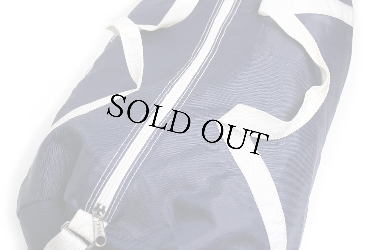 画像4: 80s Enjoy Coca-Colaコカコーラ ロゴ ナイロン ダッフルバッグ 紺 (4)