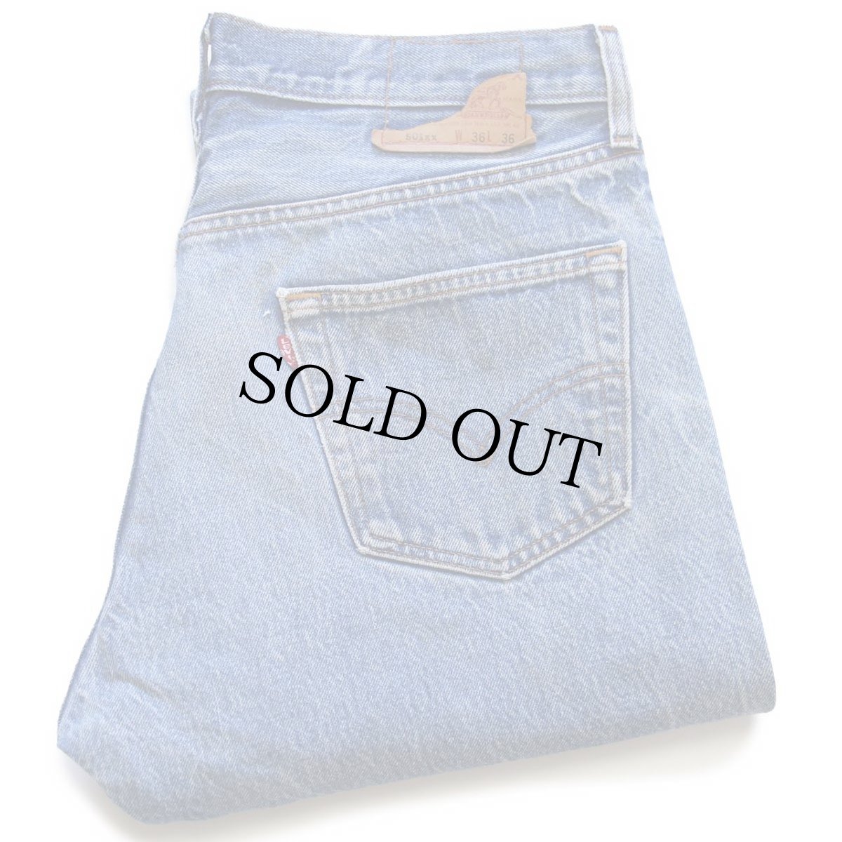 画像1: 90s USA製 Levi'sリーバイス 501 デニムパンツ w36★138 (1)