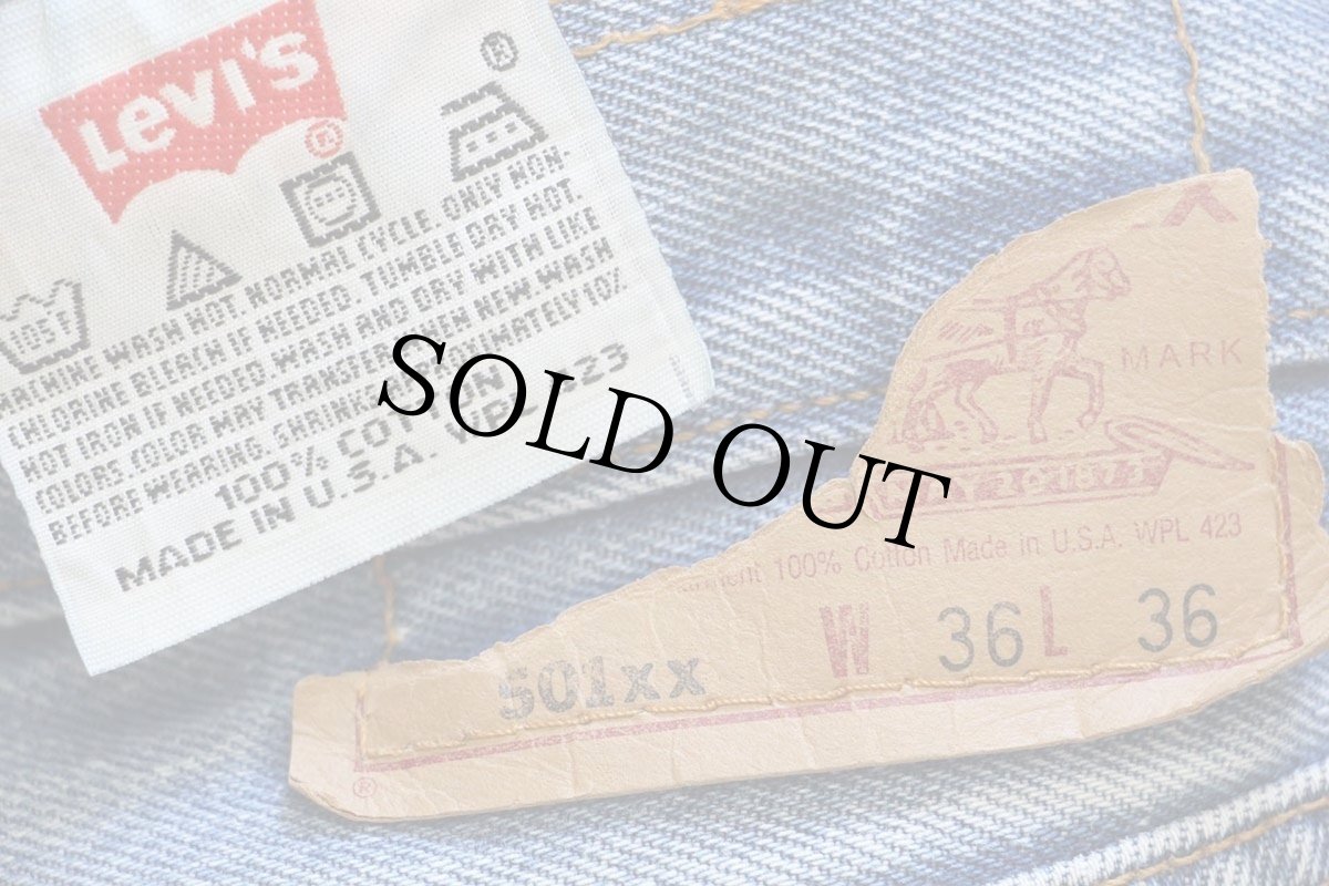 画像6: 90s USA製 Levi'sリーバイス 501 デニムパンツ w36★138 (6)