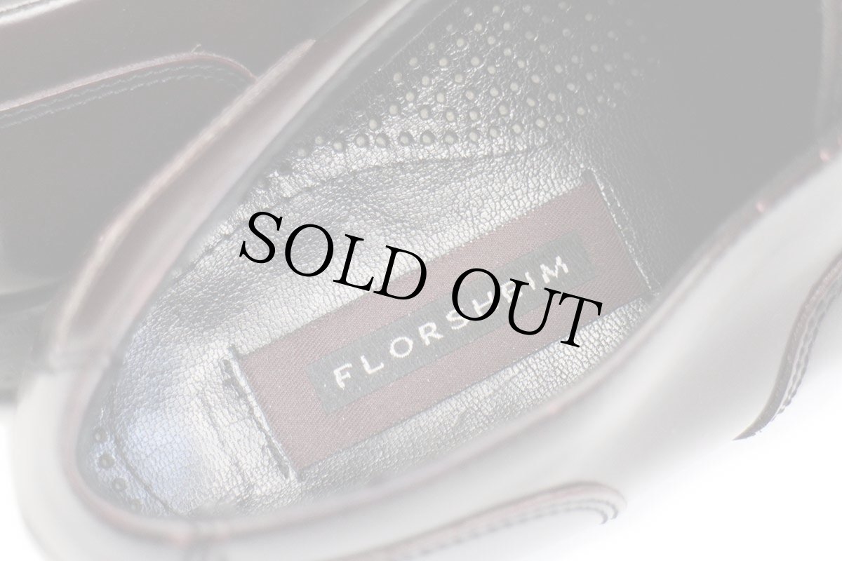 画像6: FLORSHEIM フローシャイム ストレートチップ レザーシューズ バーガンディ 10.5D★革靴 (6)