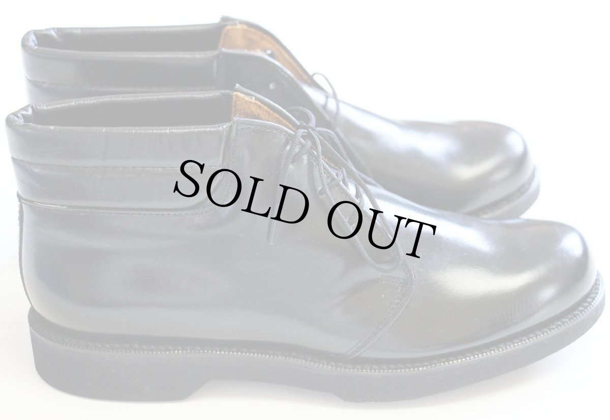 画像3: デッドストック★80s USA製 Bates Floataways ベイツ レザー チャッカブーツ 黒 (3)