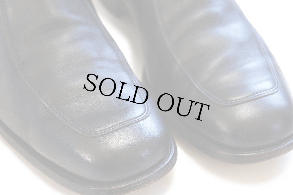 画像9: 80s USA製 UNKNOWN サイドジップ レザーブーツ 黒 10.5EE (9)