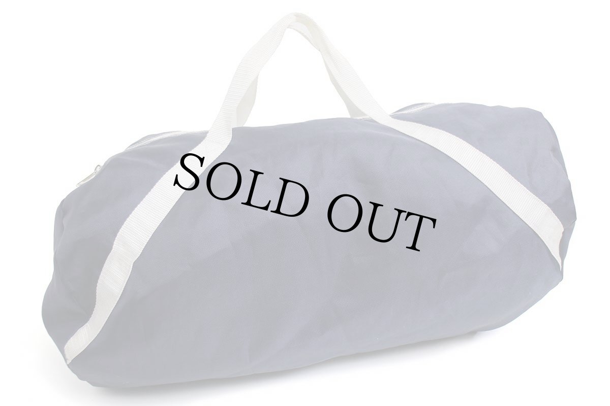 画像2: 80s Enjoy Coca-Colaコカコーラ ロゴ ナイロン ダッフルバッグ 紺 (2)