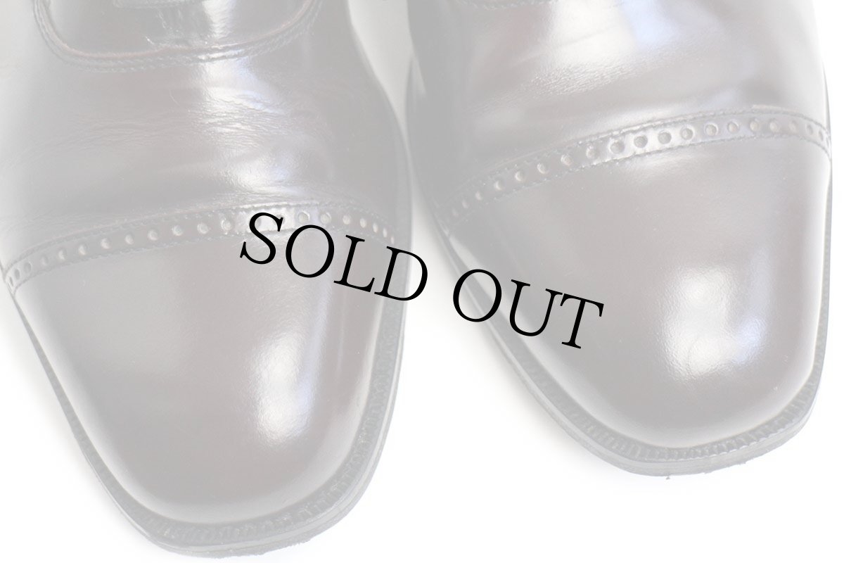 画像8: FLORSHEIM フローシャイム ストレートチップ レザーシューズ バーガンディ 10.5D★革靴 (8)