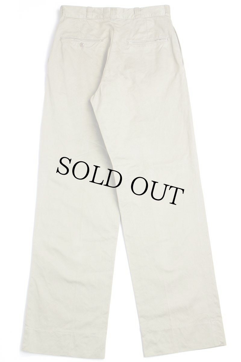 画像3: 60s 米軍 U.S.ARMY コットン チノパン カーキ w30 L31 (3)