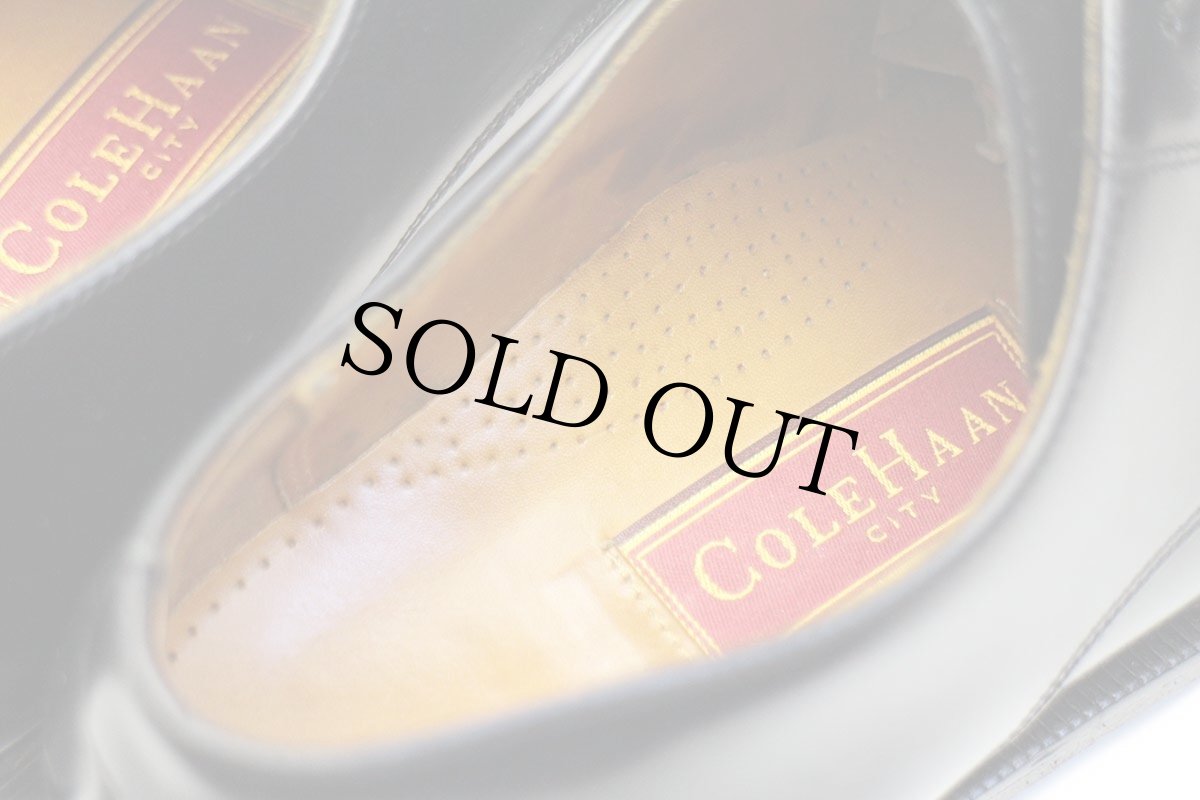 画像5: COLE-HAAN コールハーン CITY ストレートチップ レザーシューズ 黒 10★革靴 (5)