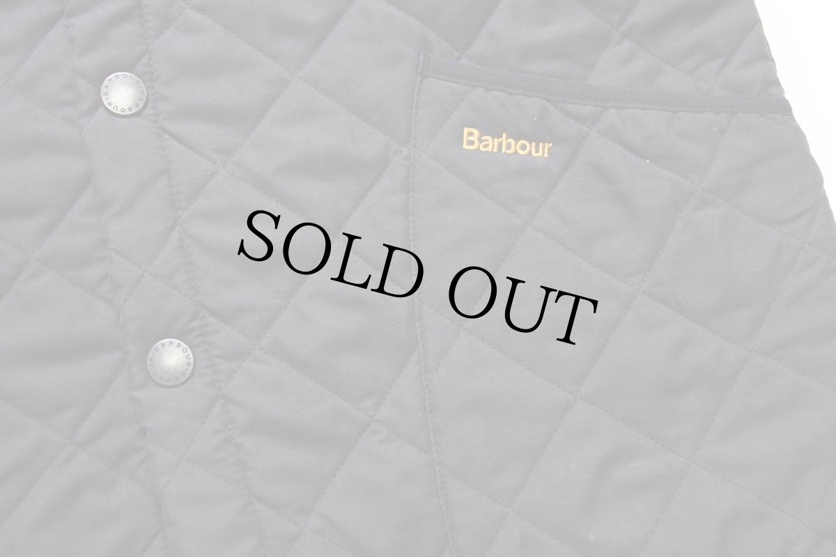 画像6: 00s ルーマニア製 Barbourバブアー D373 ESKDALE JACKET キルティングジャケット 黒 M (6)